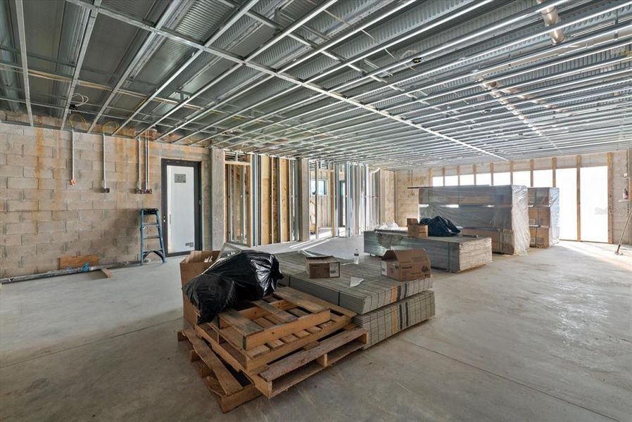 In-progress construction of a new home in , Sarasota, FL (Image 16).