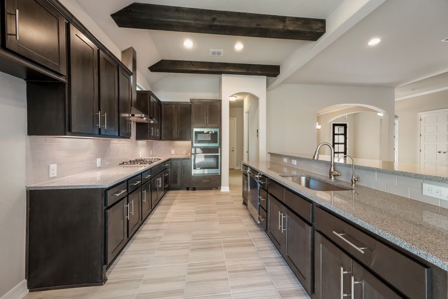 Representative furnished interior of a home built from the The Scottsdale IV by Whitestone Custom Homes in Johnson Ranch, Bulverde (Image 9).