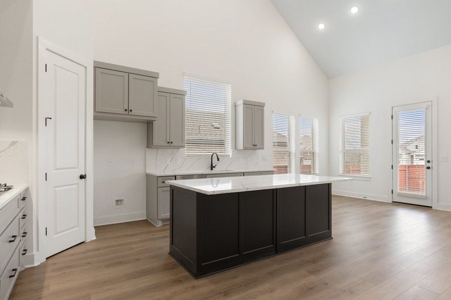 Furnished interior view inside a new home in Sauls Ranch, Round Rock (Image 5).