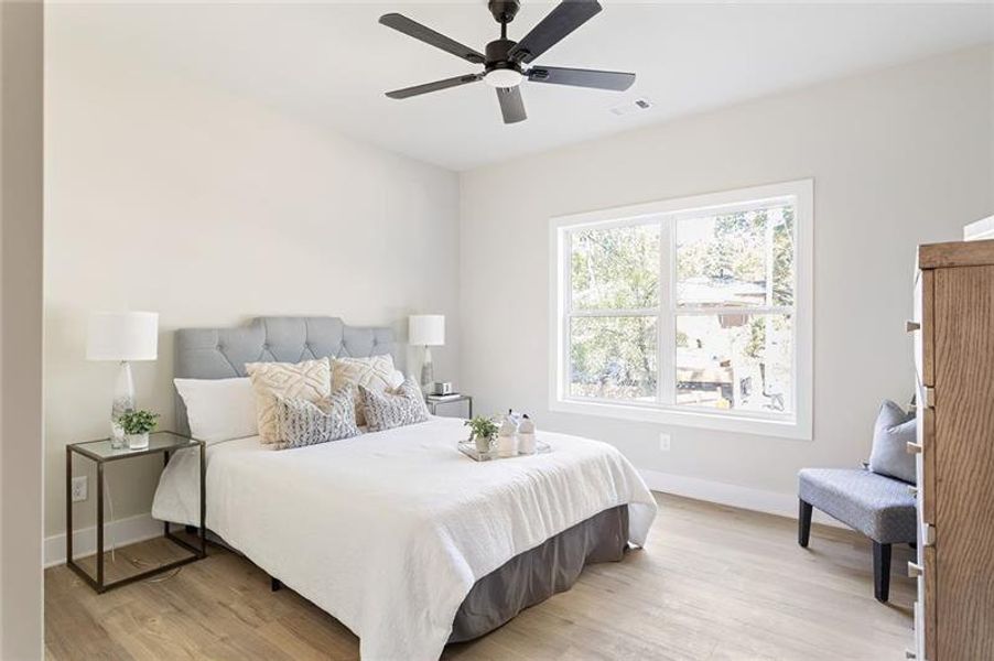 Furnished interior view inside a new home in , Decatur (Image 18).