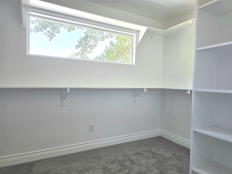 Primary Closet - Image representative of plan only and may vary as built