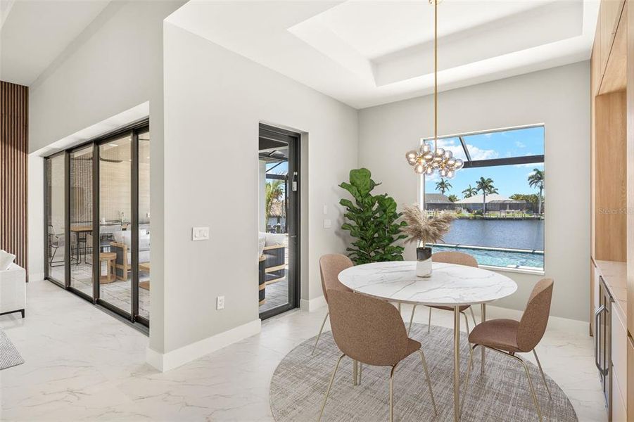 Furnished interior view inside a new home in , Cape Coral (Image 12).