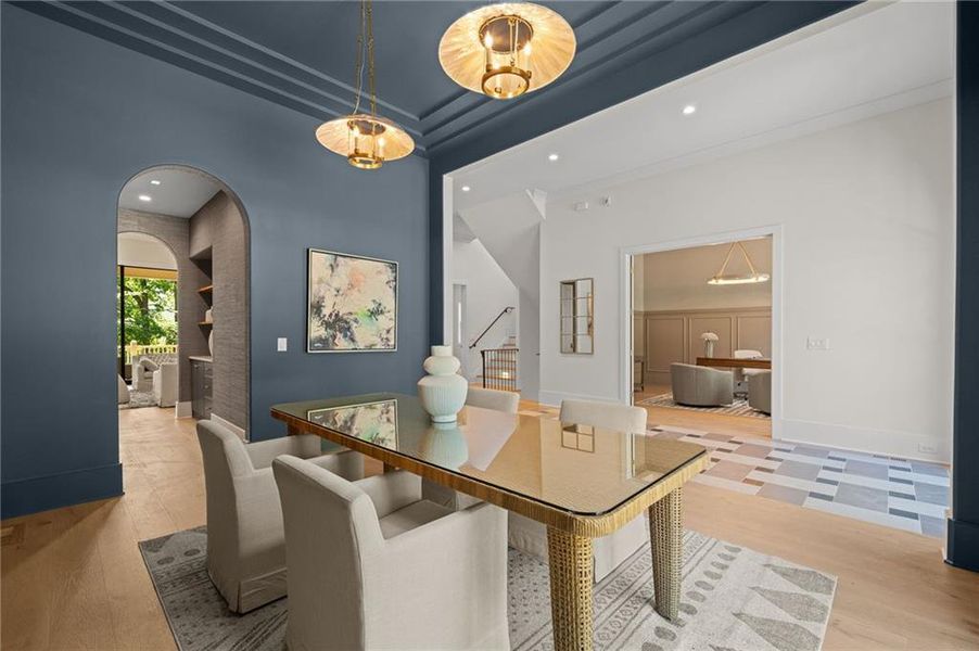 Furnished interior view inside a new home in , Brookhaven (Image 10).