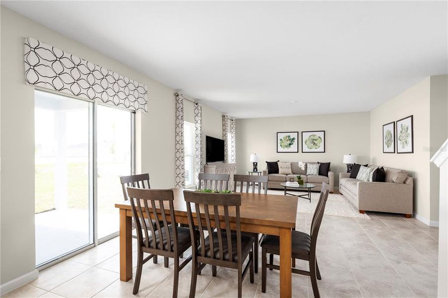 Furnished interior view inside a new home in Vista Trace, Belleview (Image 11).