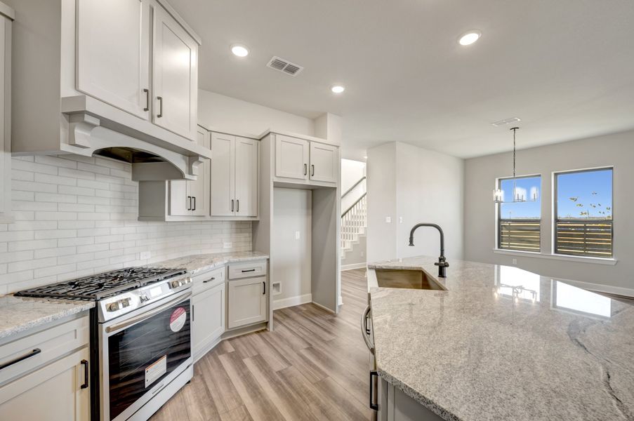 Furnished interior view inside a new home in Indigo - Enclave Collection, Richmond (Image 8).