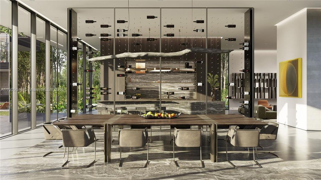 Furnished interior view inside a new home in , Davie (Image 38).