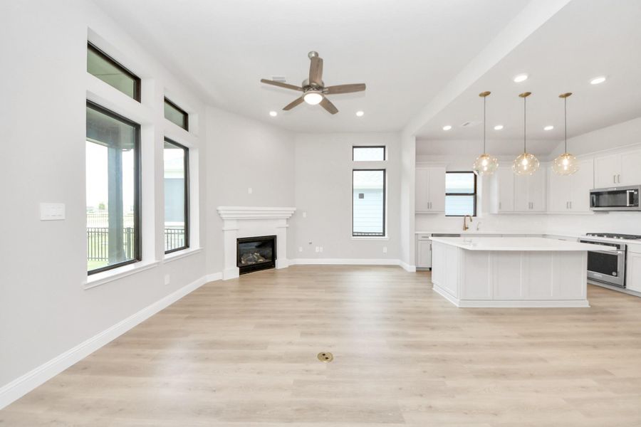 Spacious, unfurnished interior of a new home in Gatherings® at Chambers Creek: Duets Collection, Willis (Image 22). Spacious, unfurnished interior of a new home in Gatherings® at Chambers Creek: Duets Collection, Willis (Image 22).