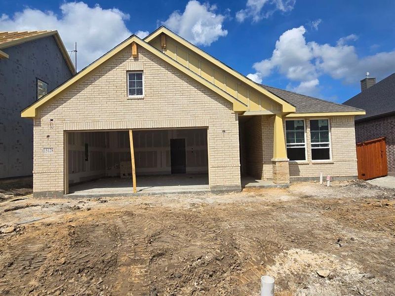 In-progress construction of a new home in Morningstar, Aledo, TX (Image 5).