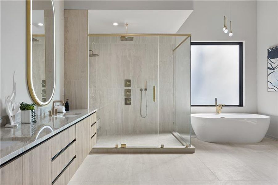 Furnished interior view inside a new home in , Sandy Springs (Image 22).