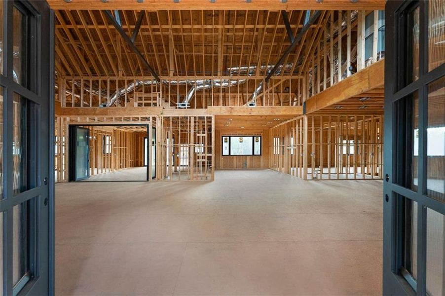 In-progress construction of a new home in , Kingston, GA (Image 26).