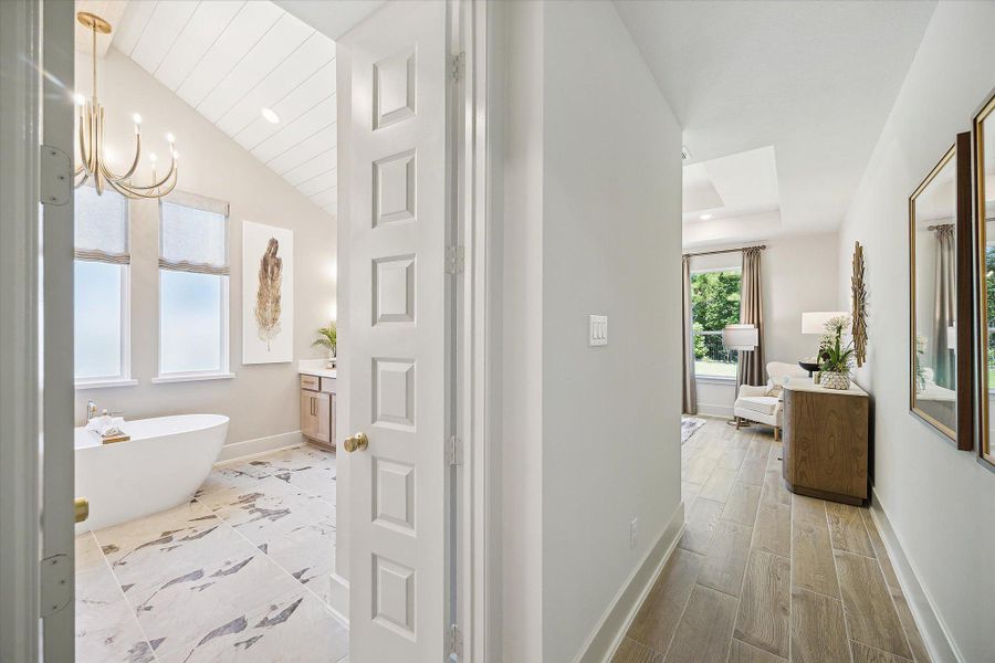 Representative furnished interior of a home built from the The Collins by Westin Homes in Flora, Hutto (Image 15).