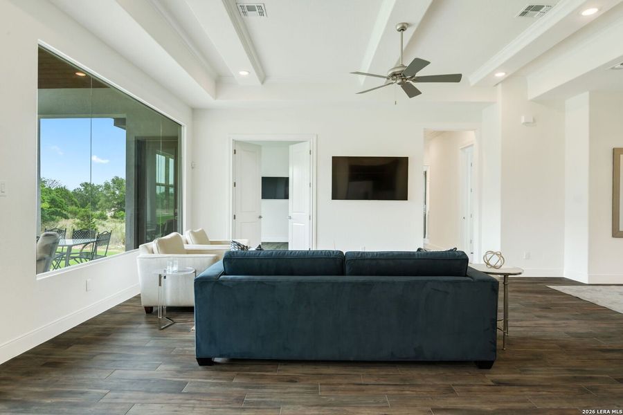 Furnished interior view inside a new home in , Fischer (Image 31).