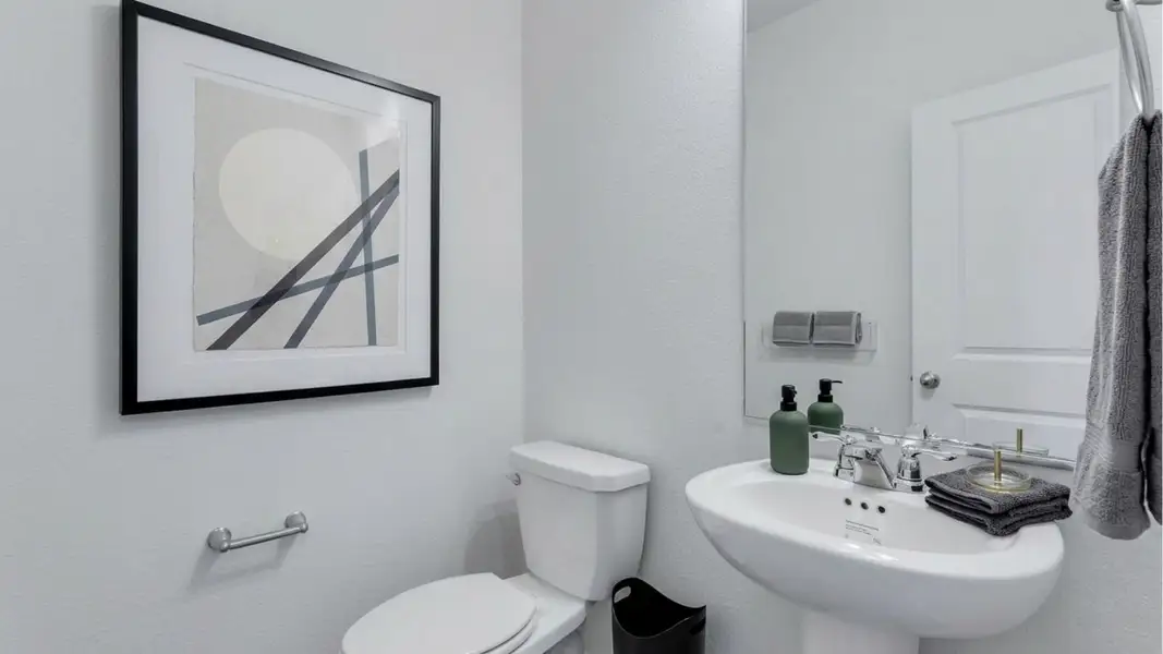 Furnished interior view inside a new home in Ellston Park, Colorado Springs (Image 6). Furnished interior view inside a new home in Ellston Park, Colorado Springs (Image 6).