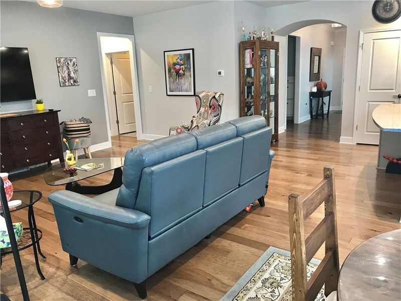 Furnished interior view inside a new home in , Hoschton (Image 8).