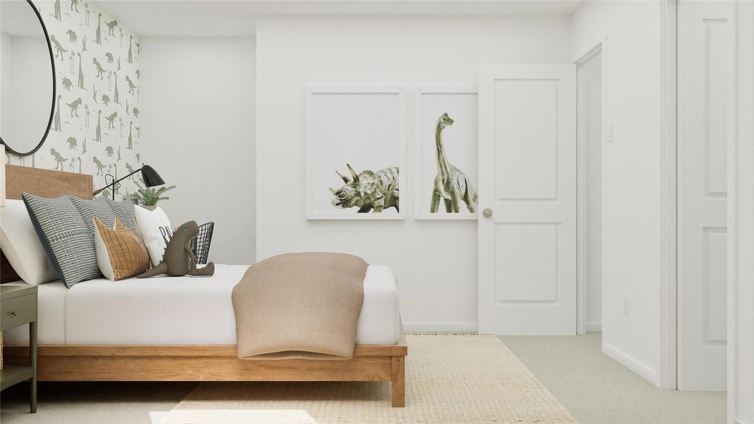 Furnished interior view inside a new home in Synova, Crosby (Image 6).