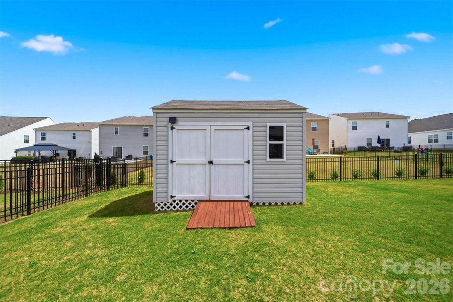 Exterior details and patio area of a home in Legacy Ridge, Catawba (Image 23). Exterior details and patio area of a home in Legacy Ridge, Catawba (Image 23).