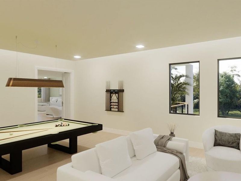 Furnished interior view inside a new home in , West Palm Beach (Image 3).