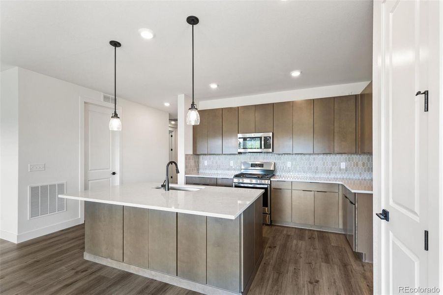 Furnished interior view inside a new home in Terrain Oak Valley, Castle Rock (Image 13).
