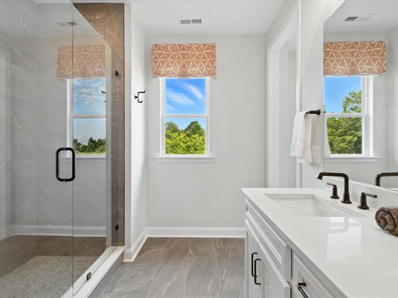 Furnished interior view inside a new home in Southbridge, Fort Mill (Image 32).