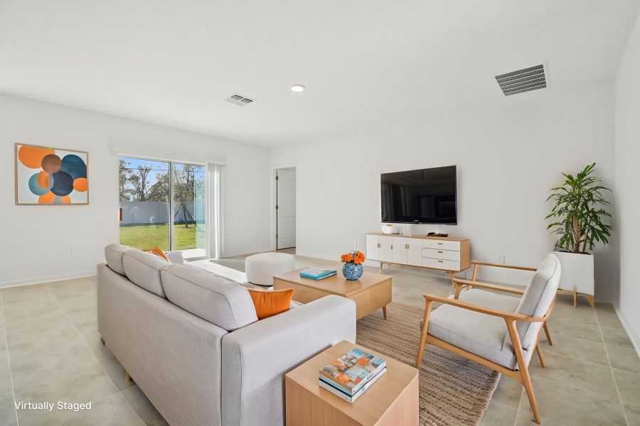 Family Room - Virtually Staged