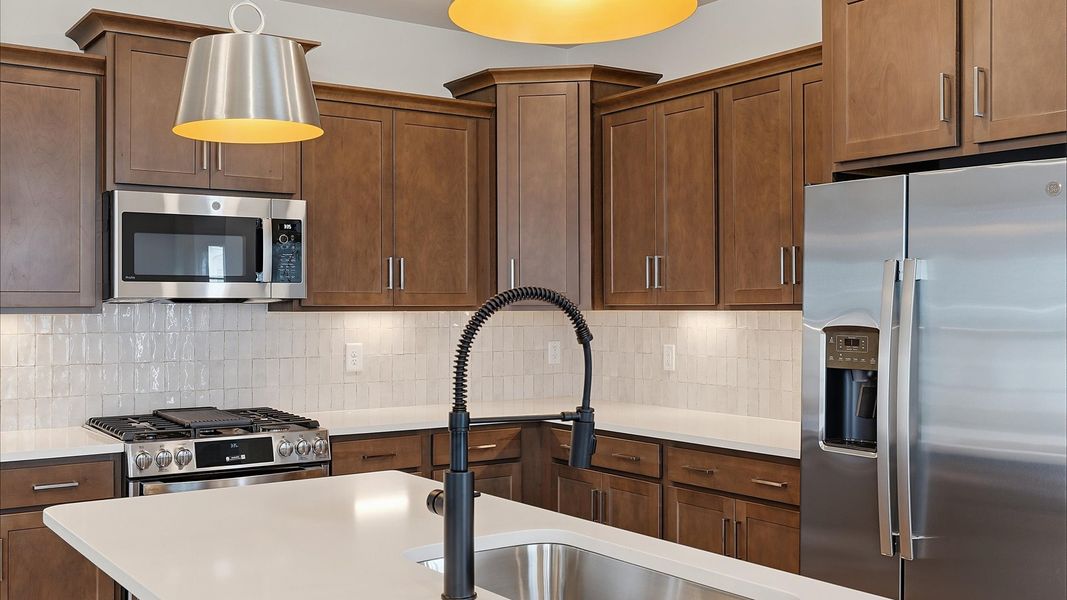 Furnished interior view inside a new home in Village at Midway, Anderson (Image 11).