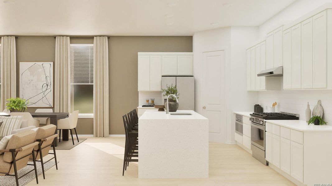 Furnished interior view inside a new home in Northlake, San Antonio (Image 25).