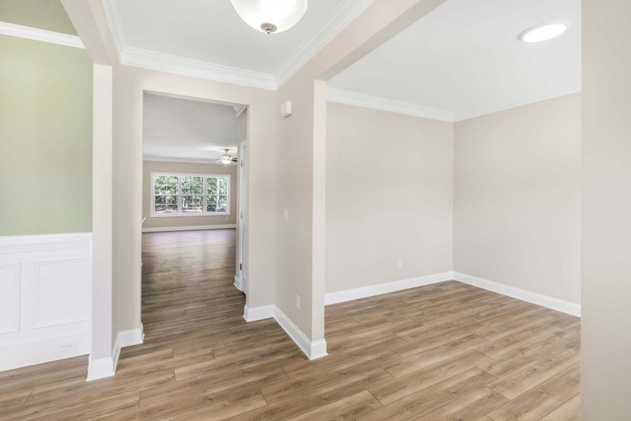Representative unfurnished interior of a home built from the Bladen by Caviness & Cates Communities in Maggie Way, Wendell (Image 100).