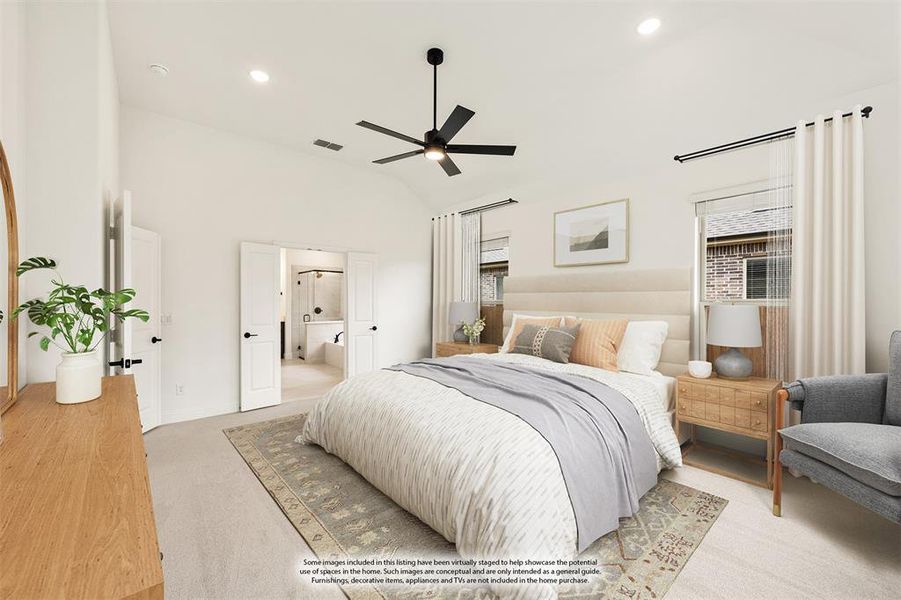Furnished interior view inside a new home in West Crossing, Anna (Image 9).