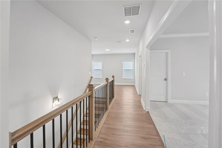 Spacious, unfurnished interior of a new home in Promenade at Sawnee Village, Cumming (Image 44).