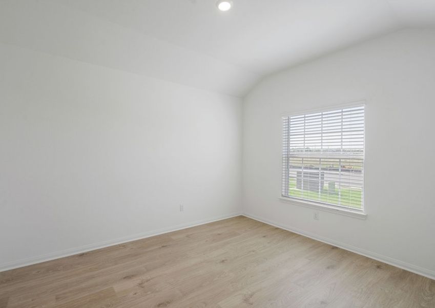 Dining room with a window facing the front yard