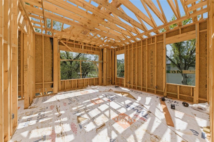 In-progress construction of a new home in , Houston, TX (Image 22).