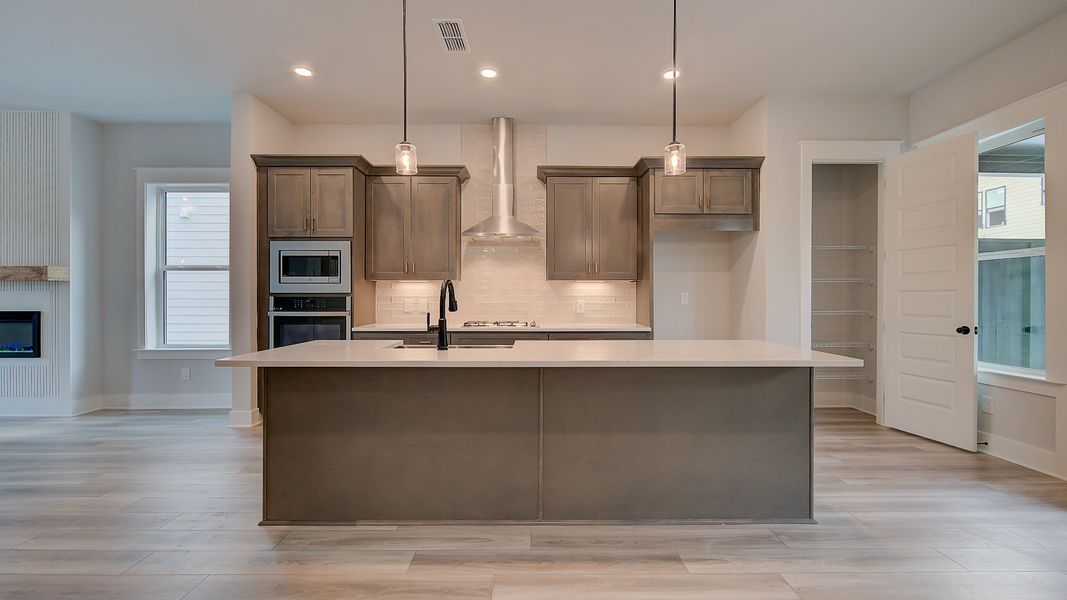Furnished interior view inside a new home in Barrett Pointe, Kennesaw (Image 10).