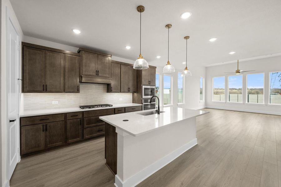 Furnished interior view inside a new home in The Retreat at Harvest, Argyle (Image 6).