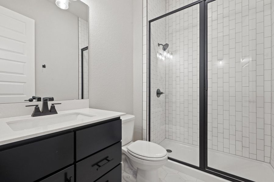 Furnished interior view inside a new home in Lariat, Liberty Hill (Image 16).