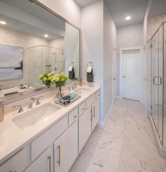 Representative Primary Bathroom - some options shown