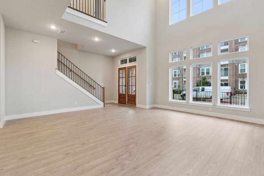 Spacious, unfurnished interior of a new home in Newman Village Townhomes, Frisco (Image 41).