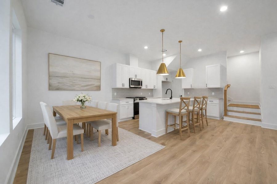 Furnished interior view inside a new home in , Houston (Image 5).