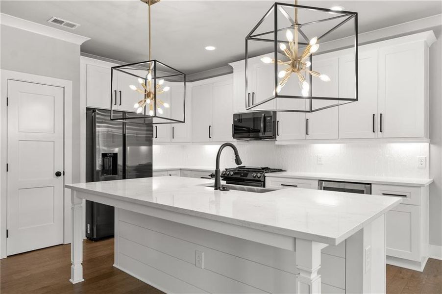 Furnished interior view inside a new home in , Dawsonville (Image 11).