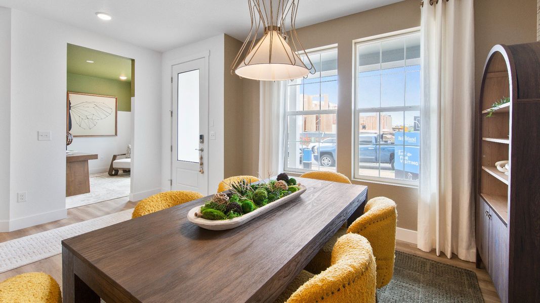 Furnished interior view inside a new home in Windler Single Family Homes, Aurora (Image 8). Furnished interior view inside a new home in Windler Single Family Homes, Aurora (Image 8).