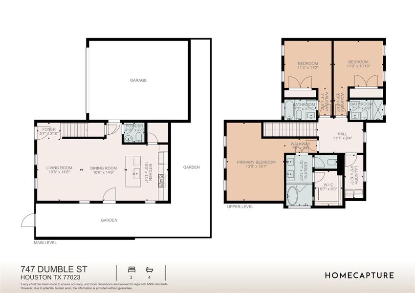 2D floor plan layout of this home in , Houston, TX (Image 3). 2D floor plan layout of this home in , Houston, TX (Image 3).