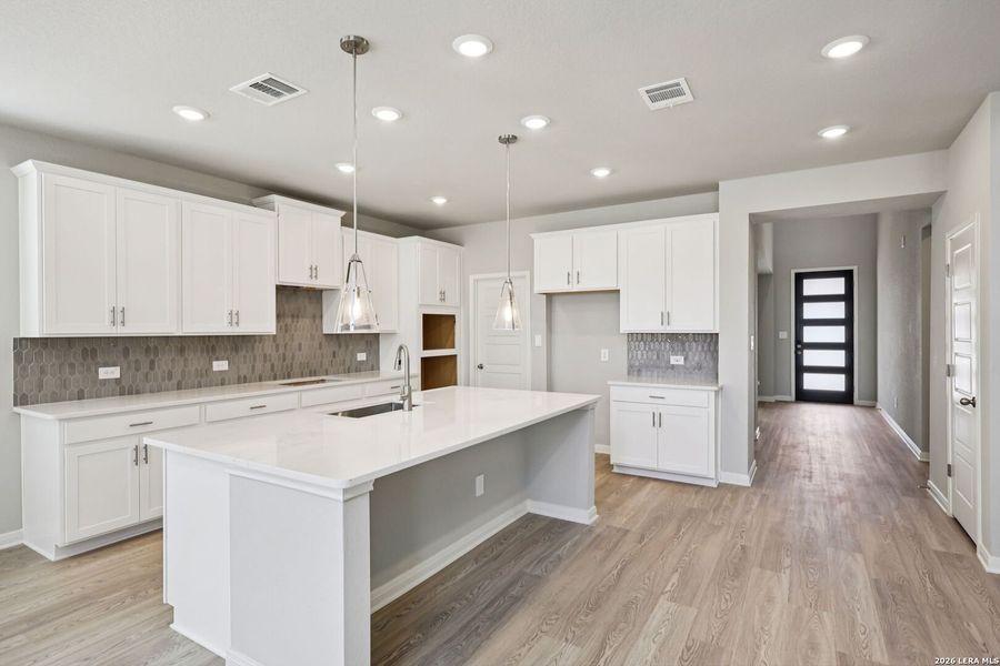 Furnished interior view inside a new home in Fox Falls, Boerne (Image 15).