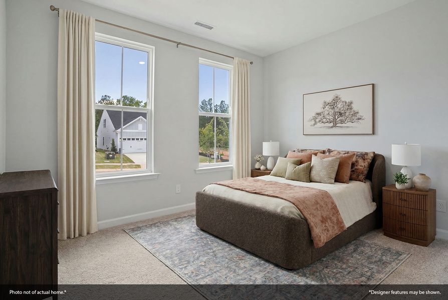 Furnished interior view inside a new home in Ovation at Sweetbrier, Durham (Image 8).
