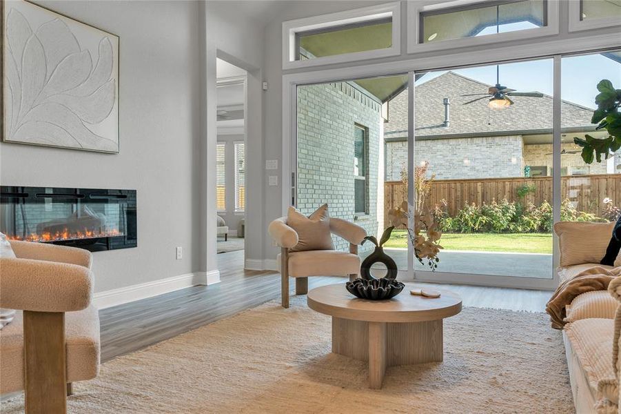 Furnished interior view inside a new home in Trinity Falls, McKinney (Image 10). Furnished interior view inside a new home in Trinity Falls, McKinney (Image 10).