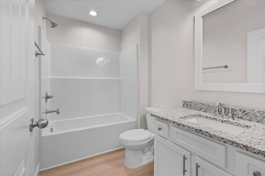 Furnished interior view inside a new home in Fall Creek, Inman (Image 8).