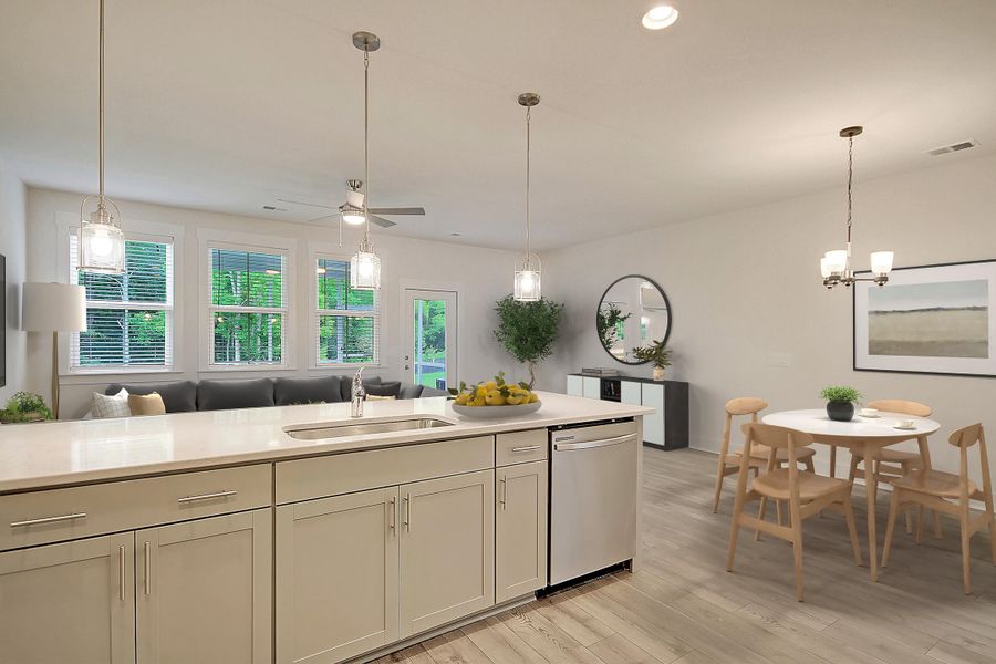 Furnished interior view inside a new home in Tributary At The Park At Rivers Edge, North Charleston (Image 8).