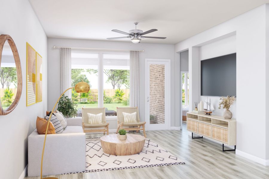 Representative furnished interior of a home built from the Heron by Tri Pointe Homes in Trillium, Richmond (Image 15).