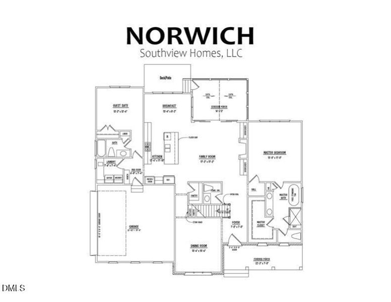 2D floor plan layout of this home in Eller Farms, Wendell, NC (Image 2). 2D floor plan layout of this home in Eller Farms, Wendell, NC (Image 2).
