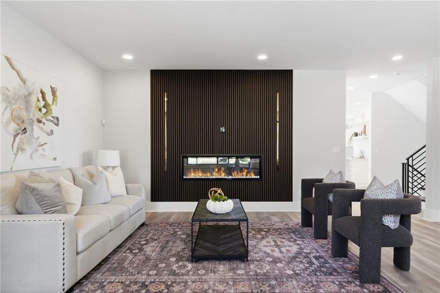 Furnished interior view inside a new home in , Roswell (Image 12).