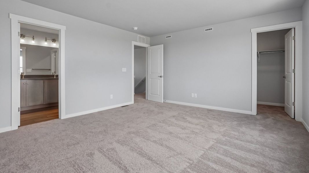 Furnished interior view inside a new home in Windler Townhomes, Aurora (Image 28).