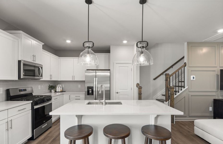 Furnished interior view inside a new home in Poets Walk, Whitsett (Image 9).